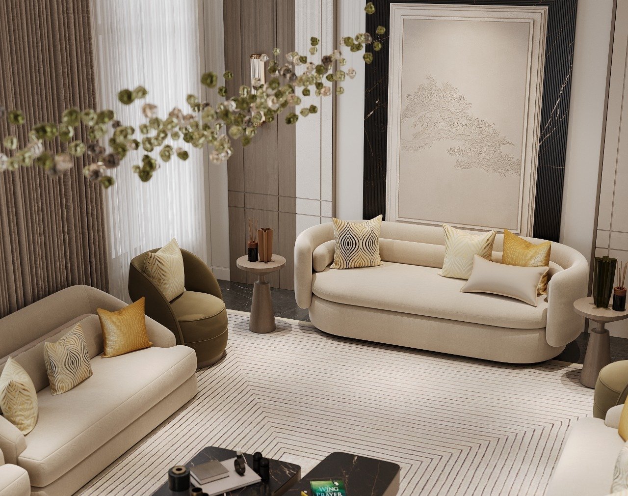 تطبيق الاستدامة وكود البناء السعودي في التصميم المعماري الحديث.