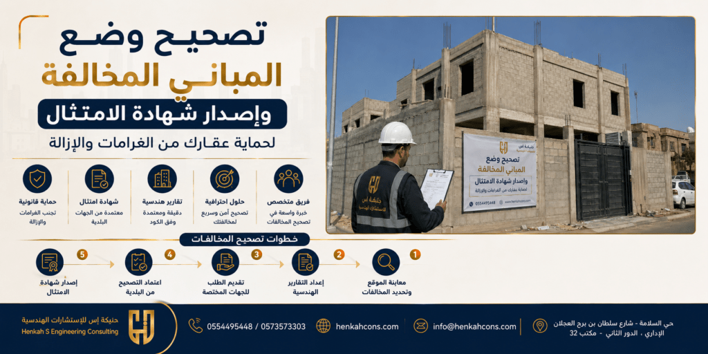 فضل مكتب استشارات هندسية لمعالجة التشوه البصري واستخراج شهادة الامتثال وتصحيح الوضع